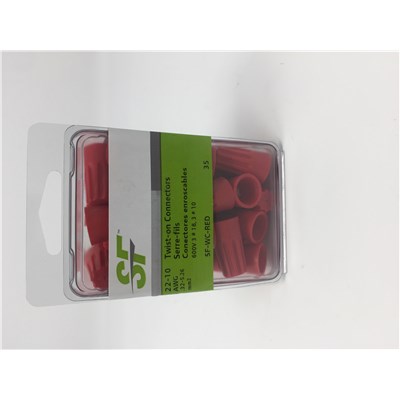 Conn; Wire Nuts, Red, 35 Pcs