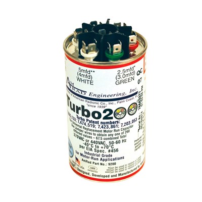 Capacitor; Univ. 2.5mfd-67.5mfd, 370/440