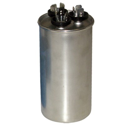 Capacitor; 80+7.5 MFD, 440V, Round USA