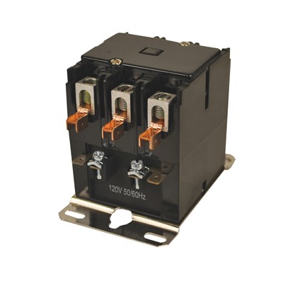 Contactor; 3P, 30A, 24V Coil, Lugs