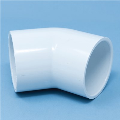 PVC Ftg; 45 Elbow 3/4