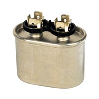 Capacitor; 6 mfd, 440VAC, Oval